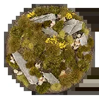 GamersGrass Battle Ready Bases: Highland (25-170mm)