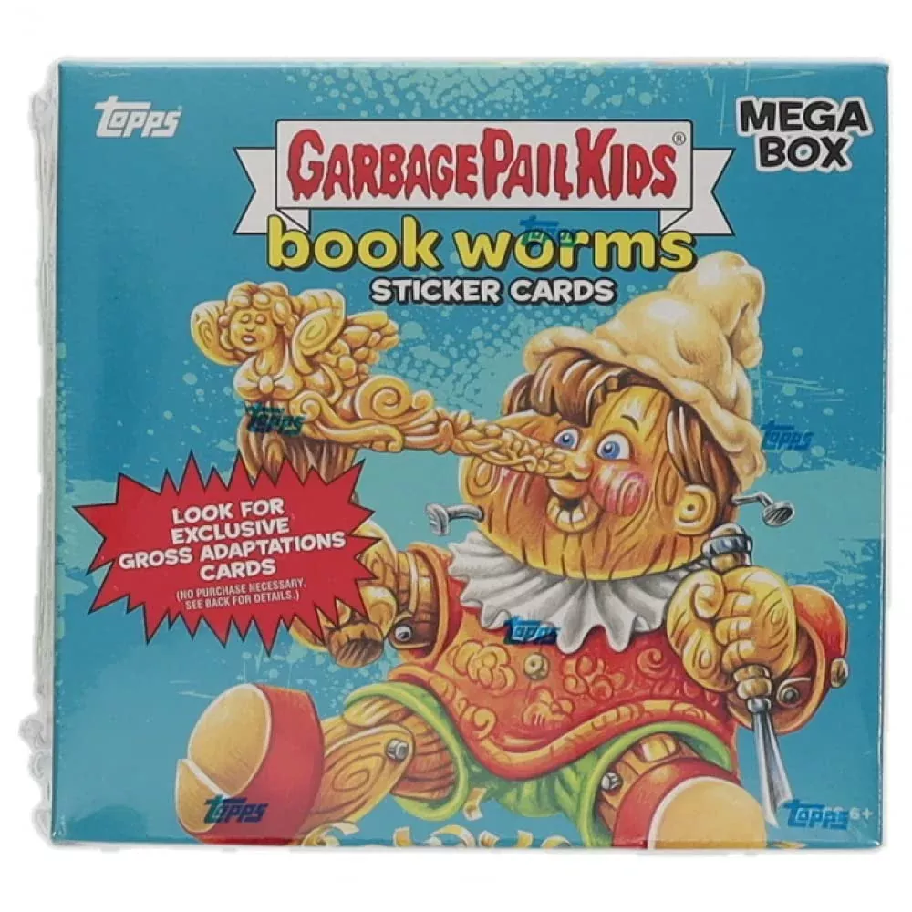 Garbage Pail Kids Book Worms Multicolor Sticker Cards Collection