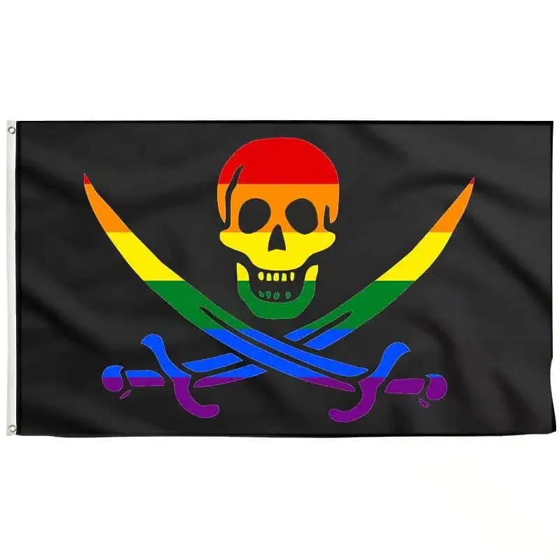 Gay Pirate Flag - Pride Jolly Roger | Sons Of Pirate