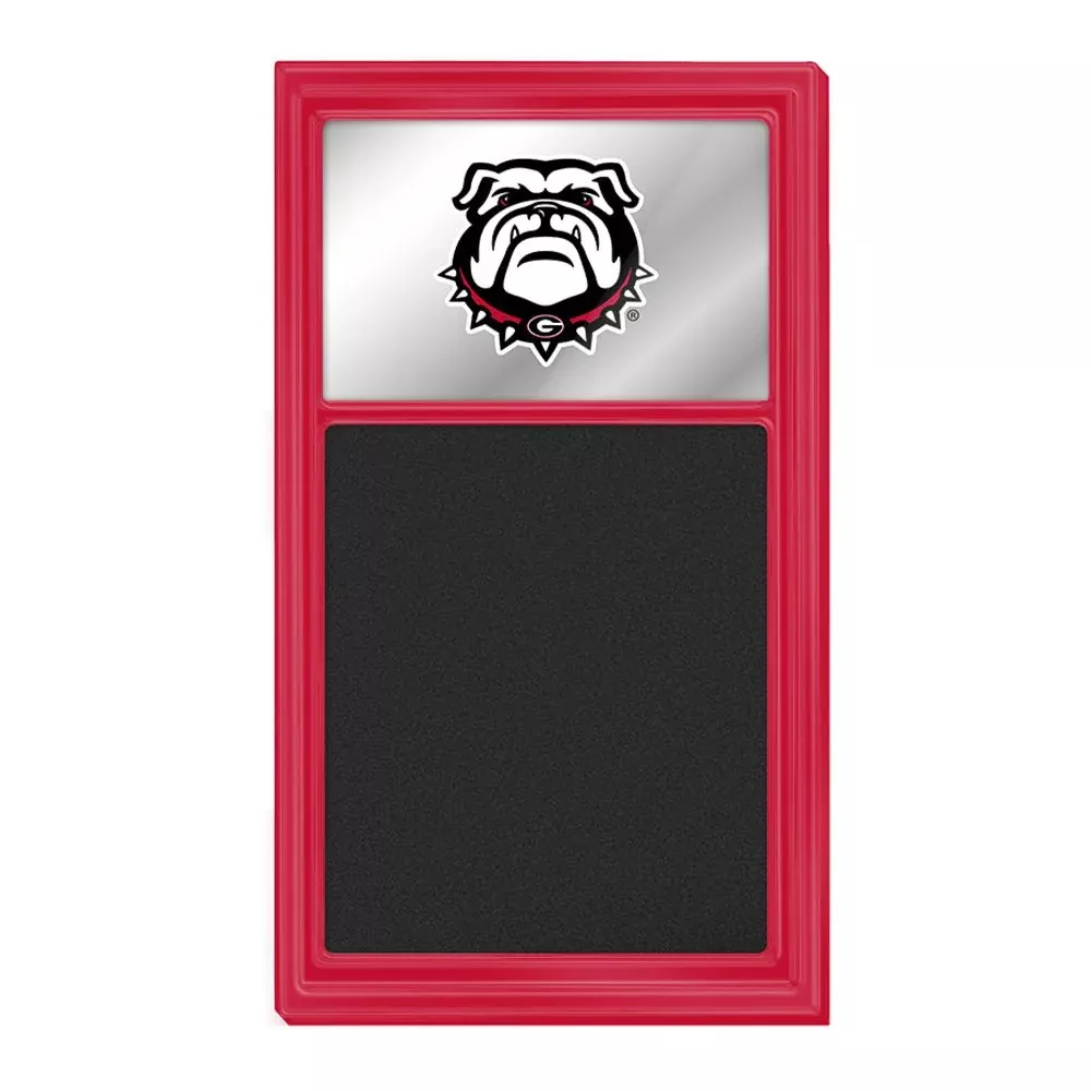 Georgia Bulldogs: Mirrored Chalk Note Board