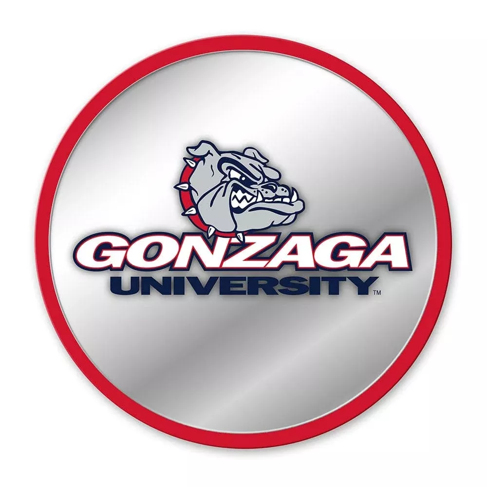 Gonzaga Bulldogs: Modern Disc Mirrored Wall Sign