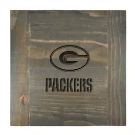 Green Bay Packers Reclaimed Side Table