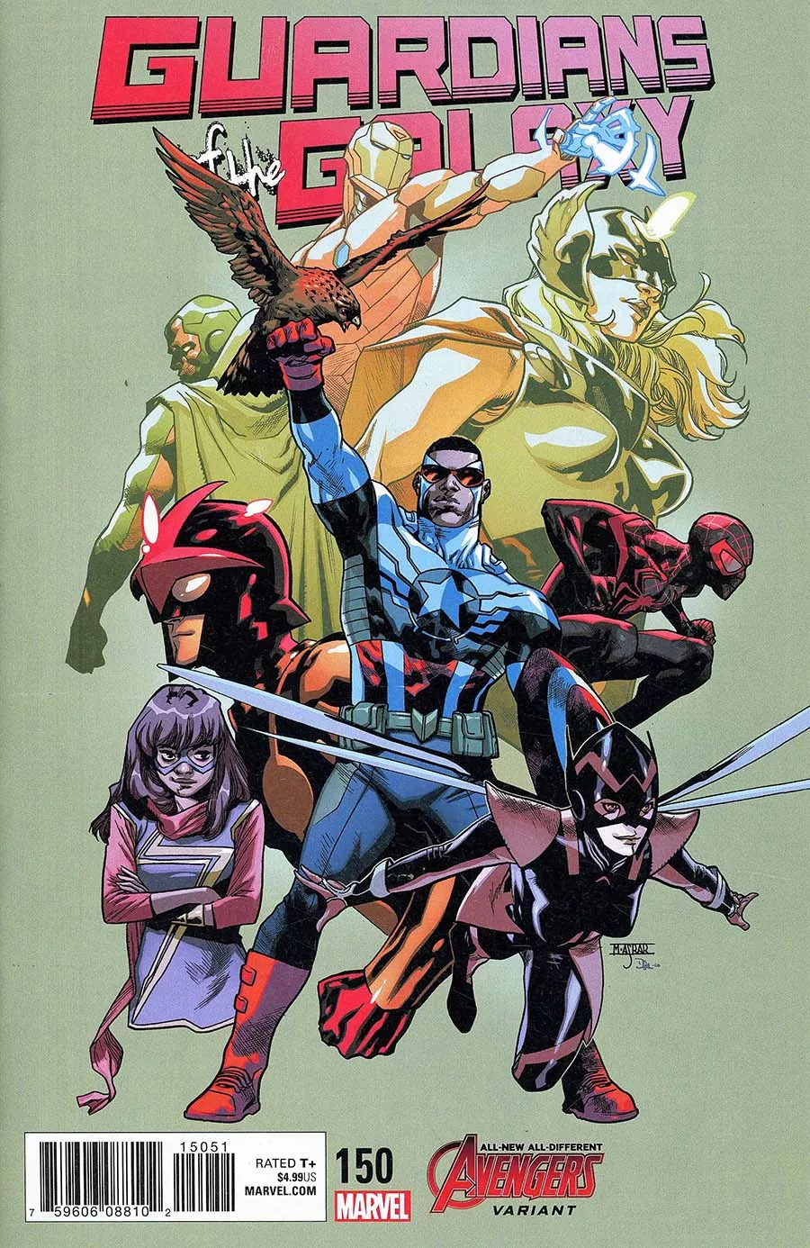 GUARDIANS OF GALAXY #150 AVENGERS VAR LEG 1/3/2018