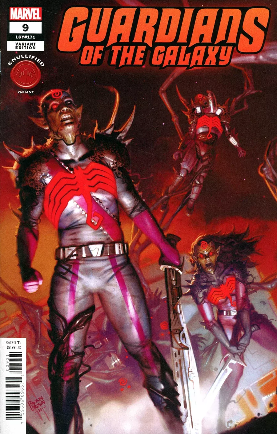 GUARDIANS OF THE GALAXY #9 BROWN KNULLIFIED VAR (12/09/2020)