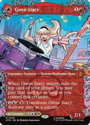Gwen Stacy (SPM-209) (Borderless) [Marvel's Spider-Man]