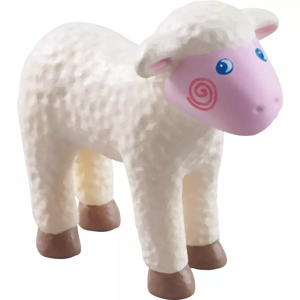 Haba Little Friends Lamb - 2.25' Farm Animal Toy Figure
