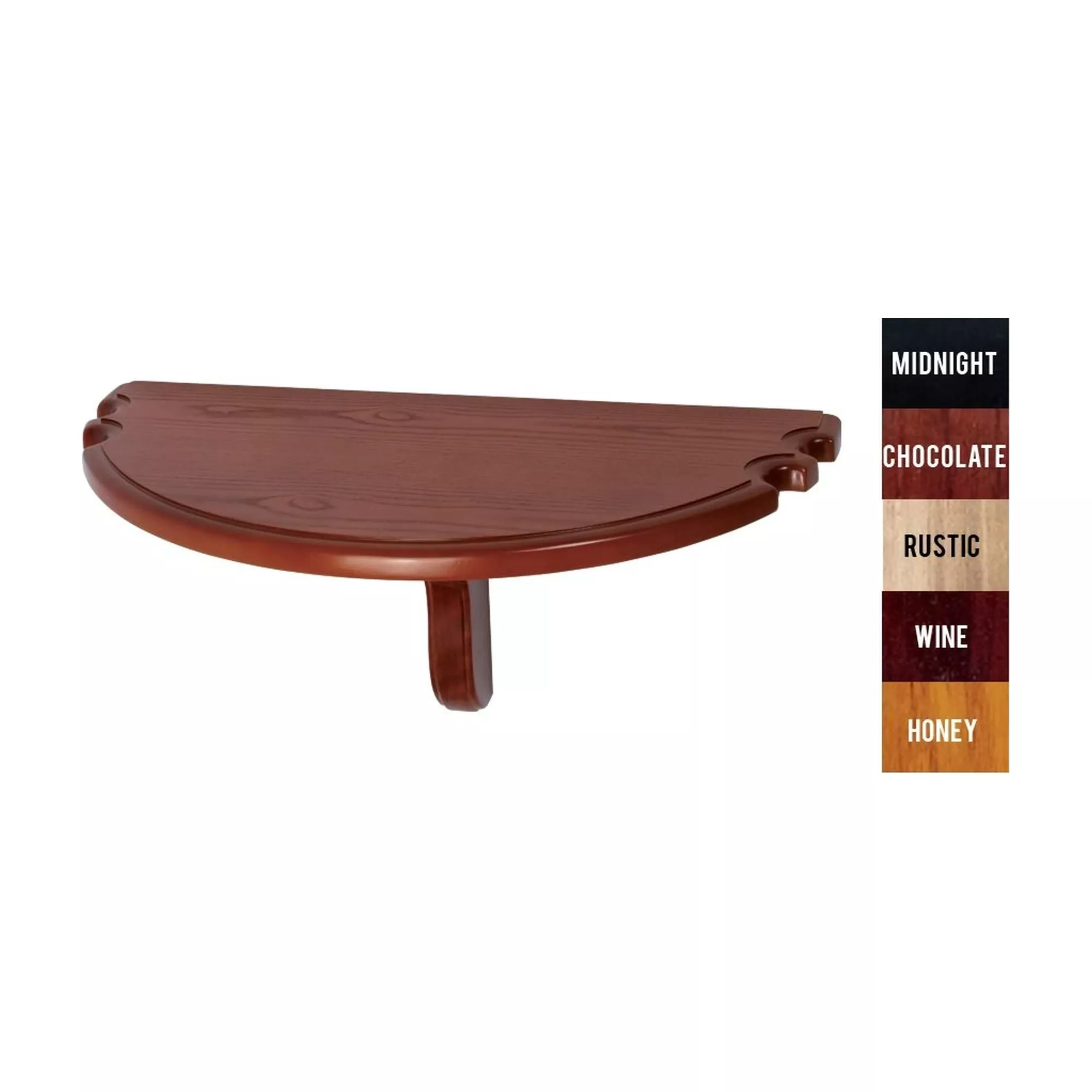 Half Moon Pool Cue Holder Shelf For Sale – Game Room Gorilla