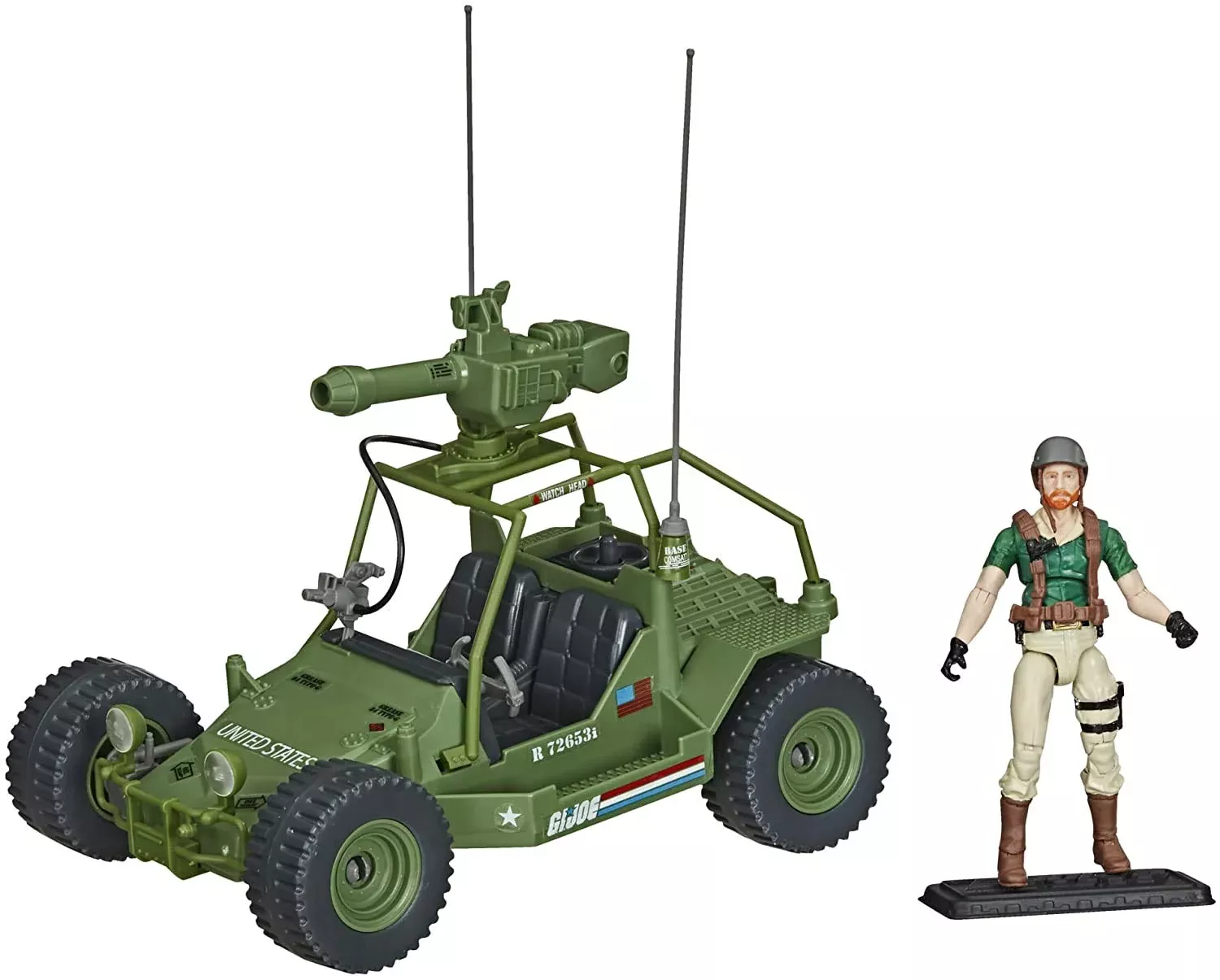 Hasbro G.I. Joe Retro A.W.E. Striker Vehicle Green 3.75
