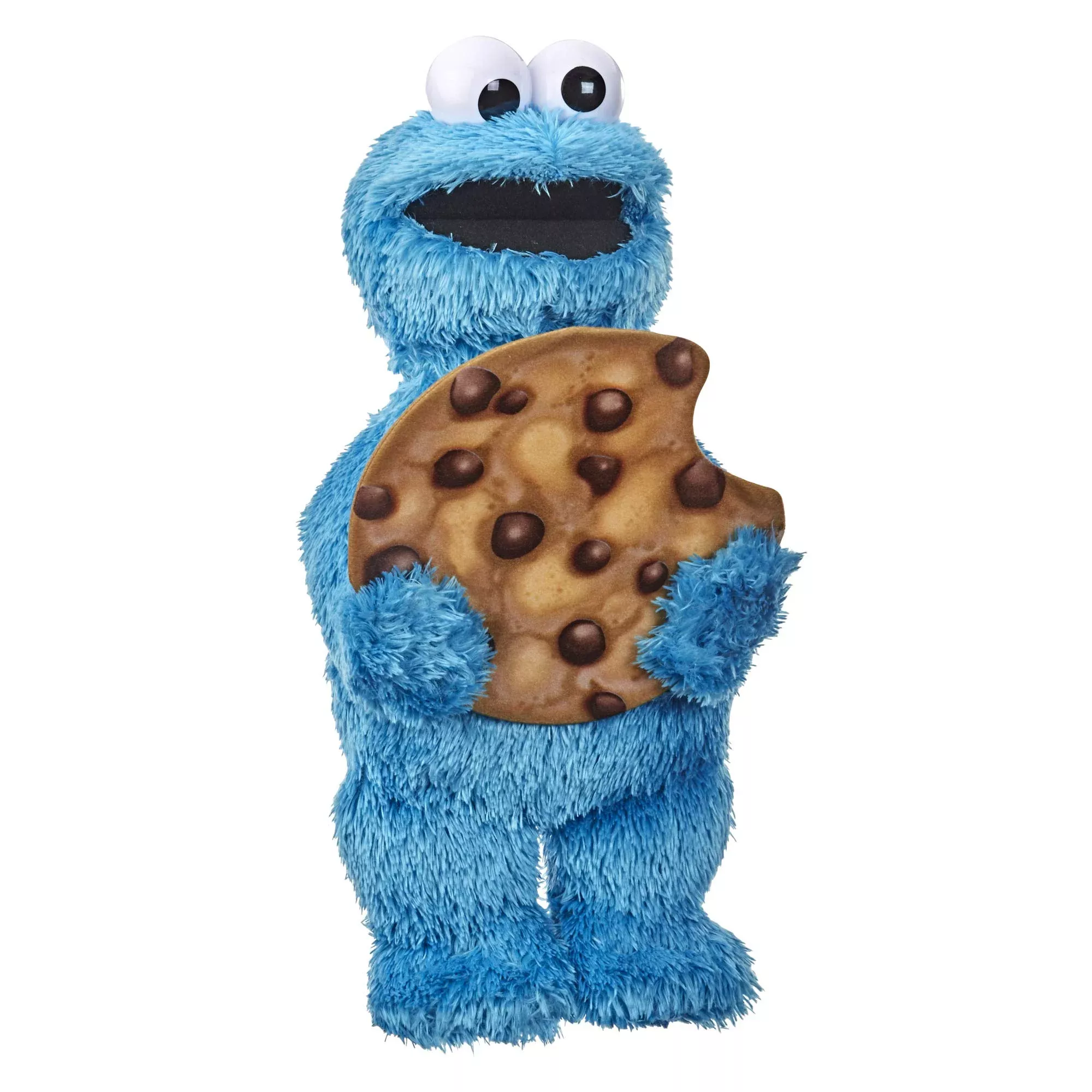 Hasbro Peekaboo Cookie Monster Plush Toy 13 inches Blue Ages 18+
