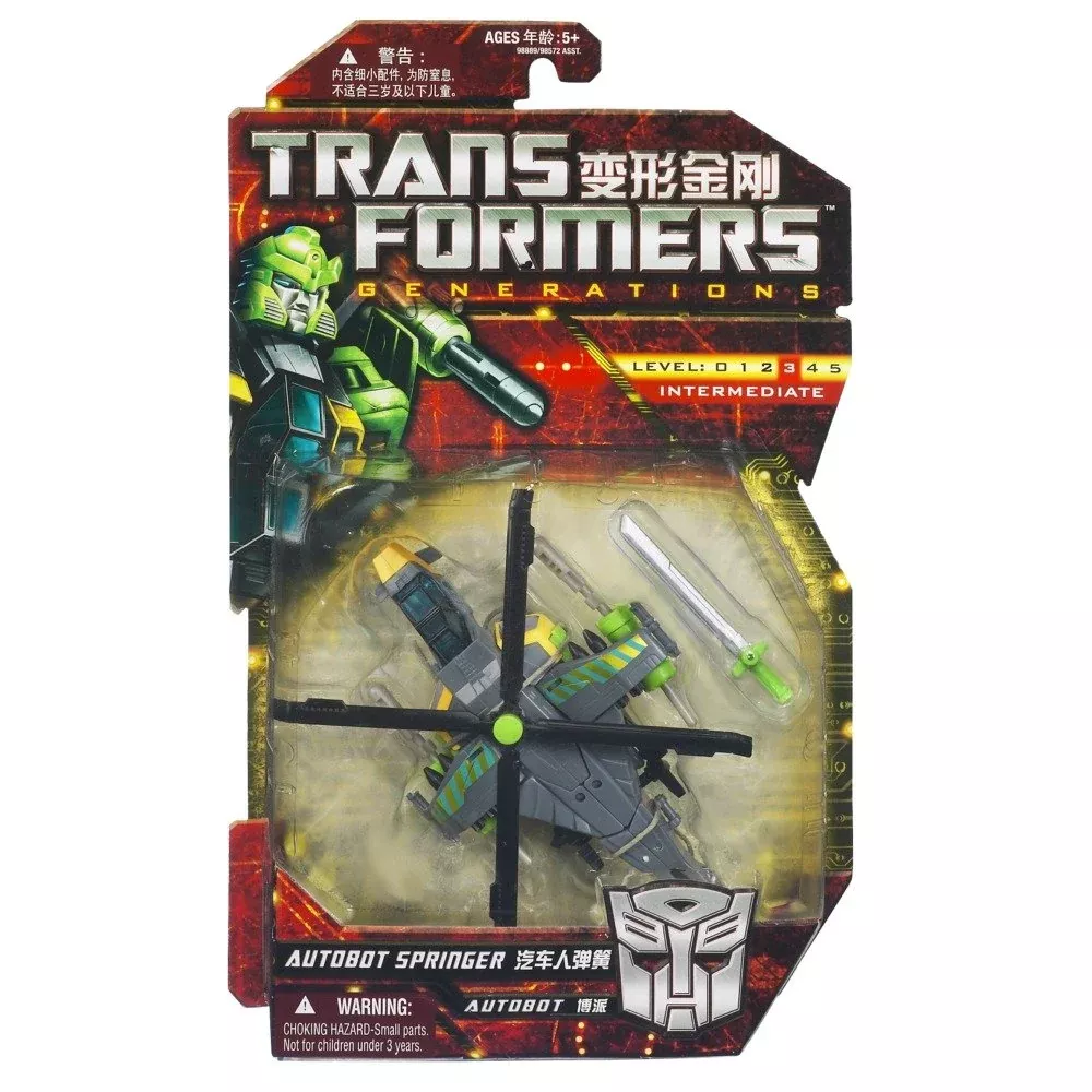 Hasbro Transformers Generations Autobot Springer Action Figure Medium Green