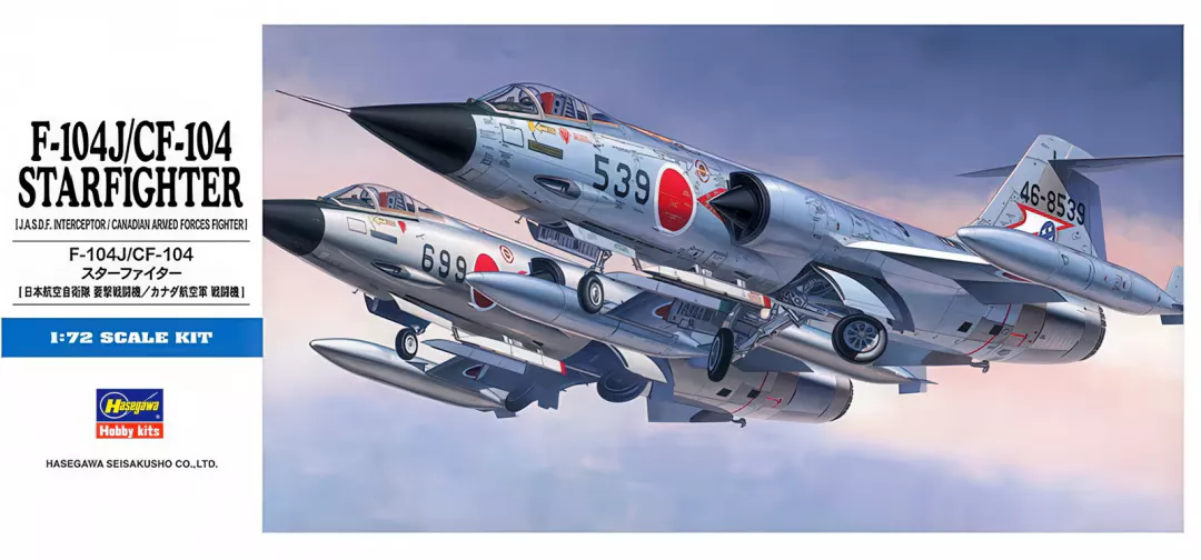 Hasegawa 00446 1/72 F-104J/CF-104 Starfighter