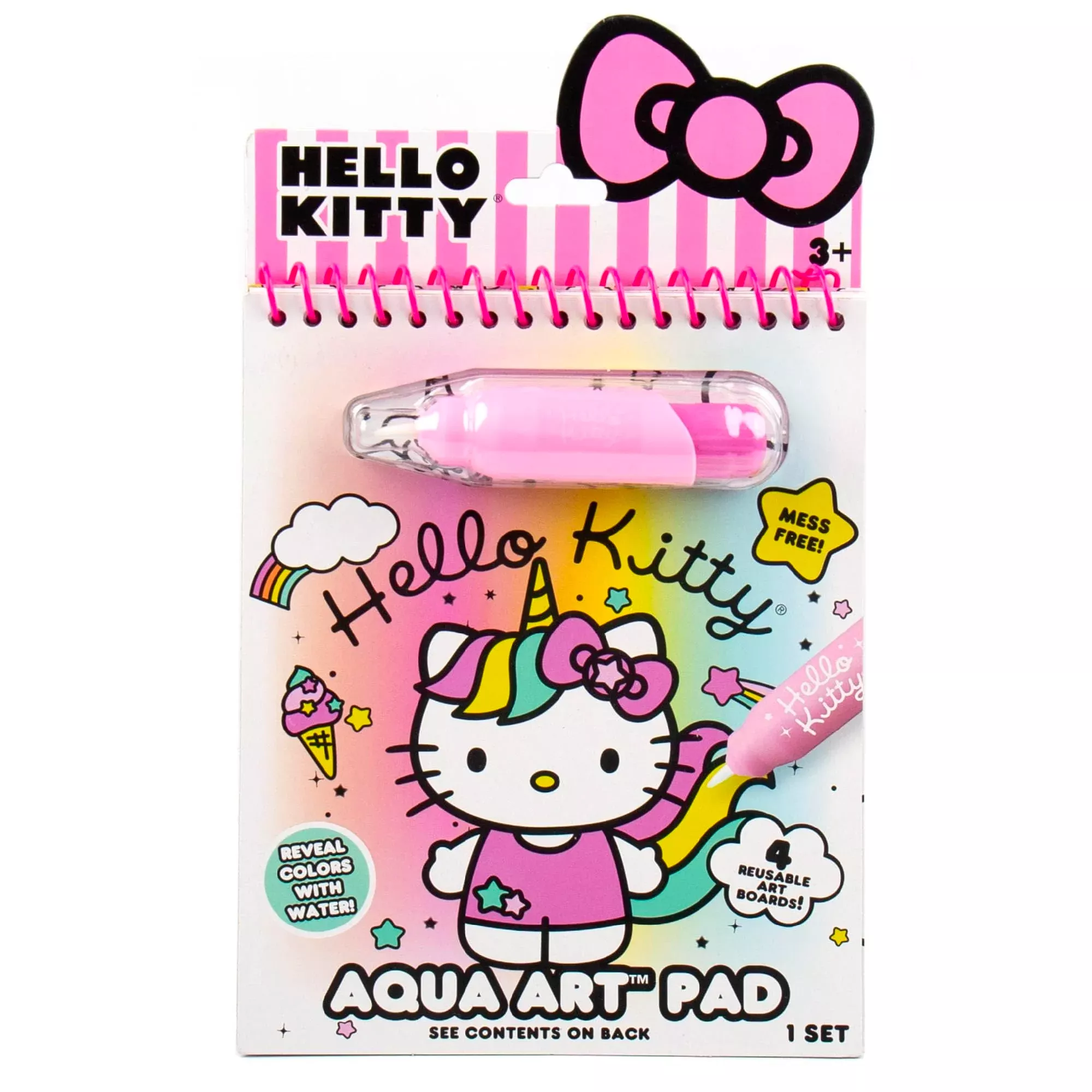 Horizon Group USA Hello Kitty Aqua Art Pad, Small, 8 Pages, Reusable