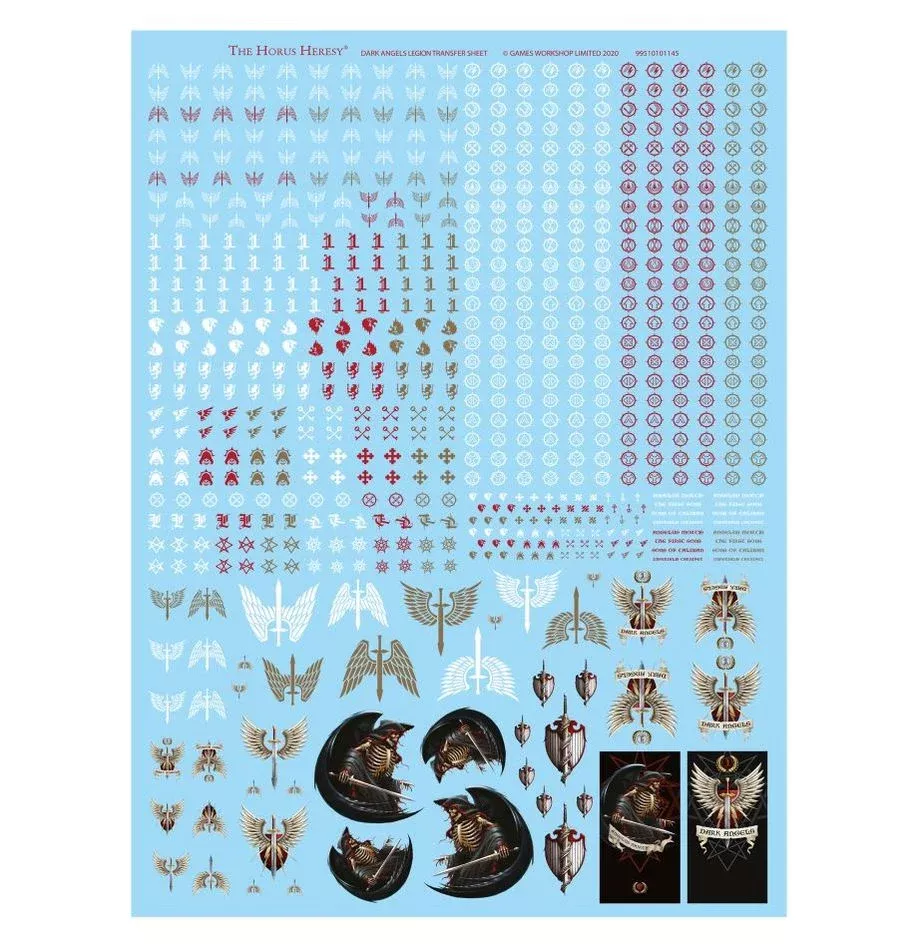 Horus Heresy FW Transfer sheet: Dark Angels