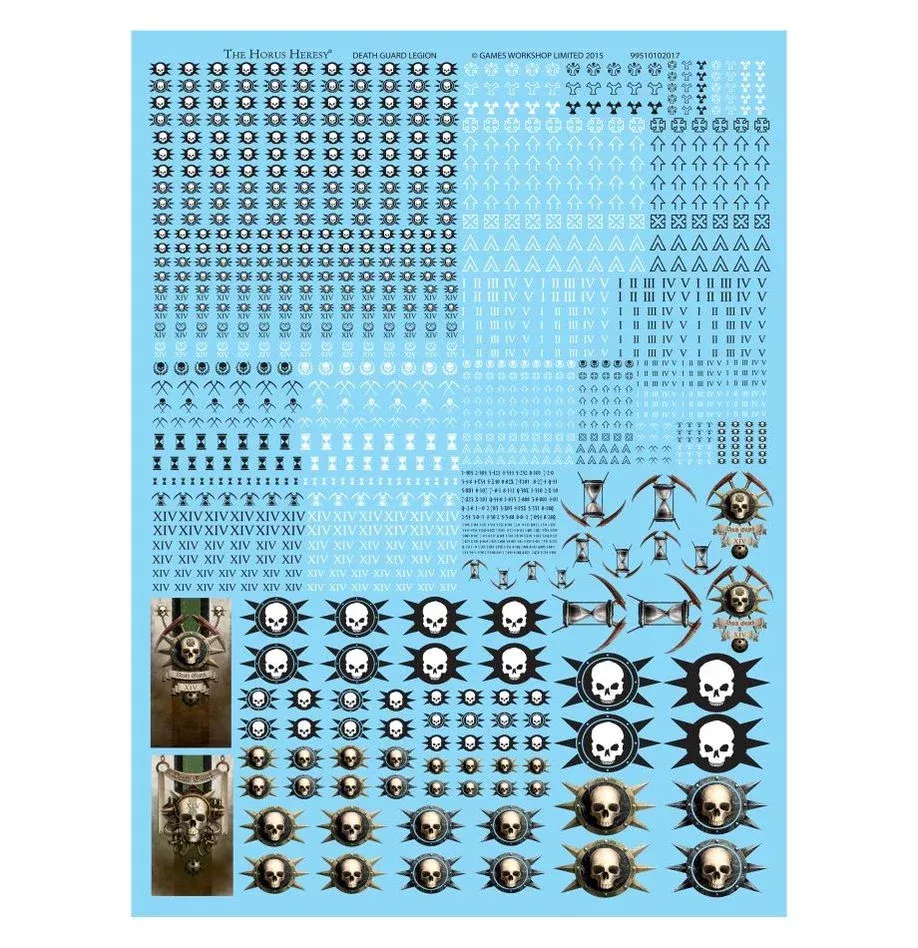 Horus Heresy FW Transfer sheet: Death Guard