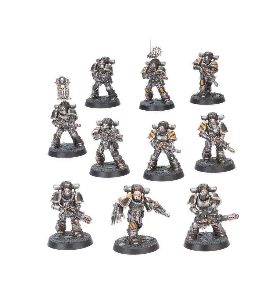 Horus Heresy: MkII Veteran Squad with Disintegrator Weapons