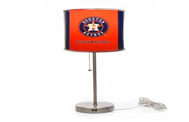 Houston Astros Chrome Lamp For Sale – Game Room Gorilla