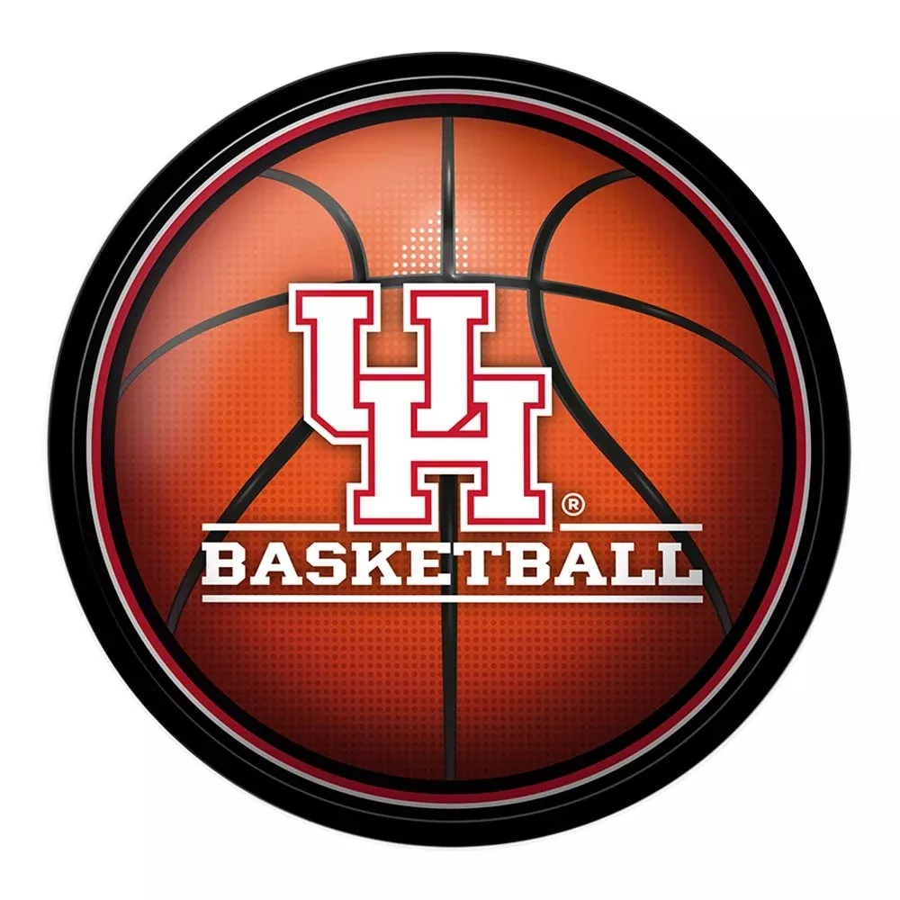 Houston Cougars: Basketball - Modern Disc Wall Sign
