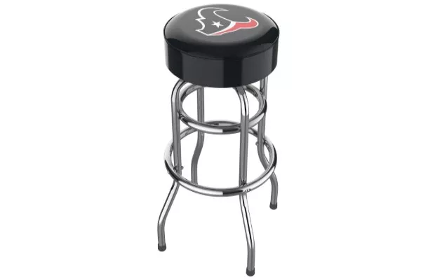 Houston Texans Chrome Bar Stool For Sale – Game Room Gorilla