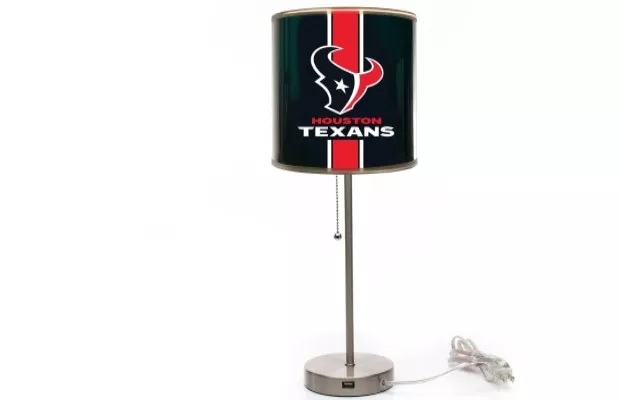 Houston Texans Chrome Lamp For Sale – Game Room Gorilla