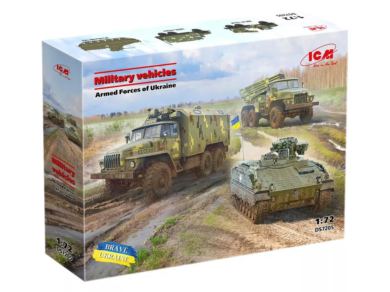 ICM DS7205 1/72 Military vehicles of the Armed Forces of Ukraine