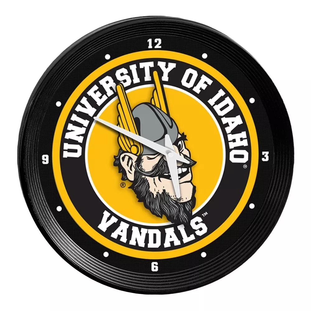 Idaho Vandals: Joe Vandal - Ribbed Frame Wall Clock