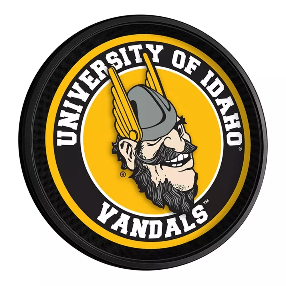 Idaho Vandals: Joe Vandal - Round Slimline Lighted Wall Sign
