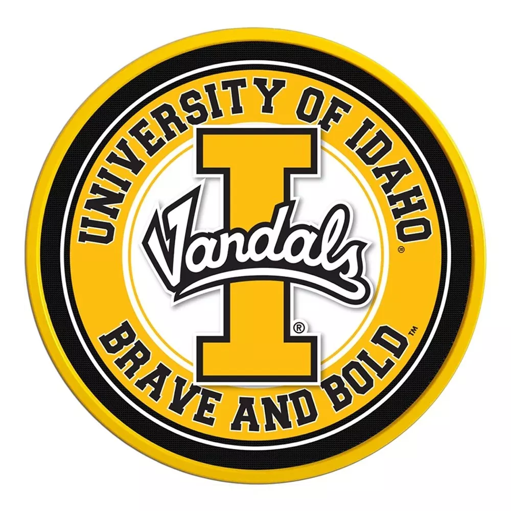 Idaho Vandals: Modern Disc Wall Sign