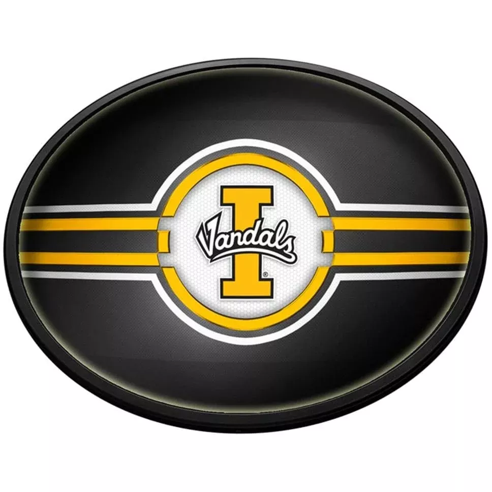 Idaho Vandals: Oval Slimline Lighted Wall Sign
