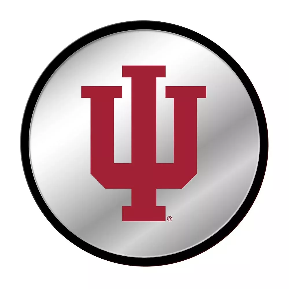 Indiana Hoosiers: Modern Disc Mirrored Wall Sign