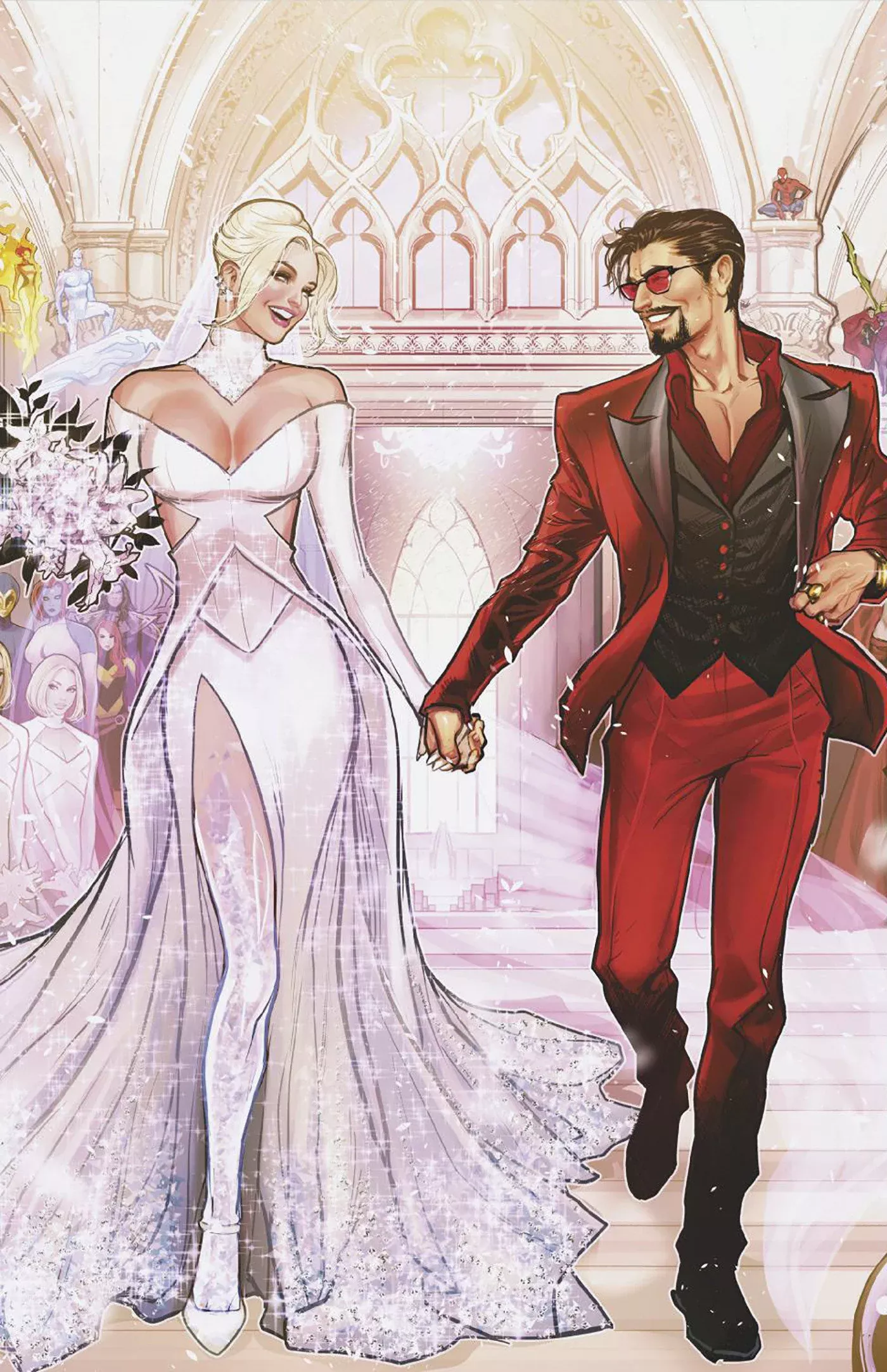 INVINCIBLE IRON MAN 10 LUCAS WERNECK WEDDING CROSSOVER VIRGIN VARIANT [FALL] [1:200] (09/27/2023)