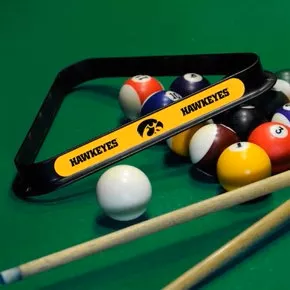 Iowa Hawkeyes Plastic 8-Ball Rack