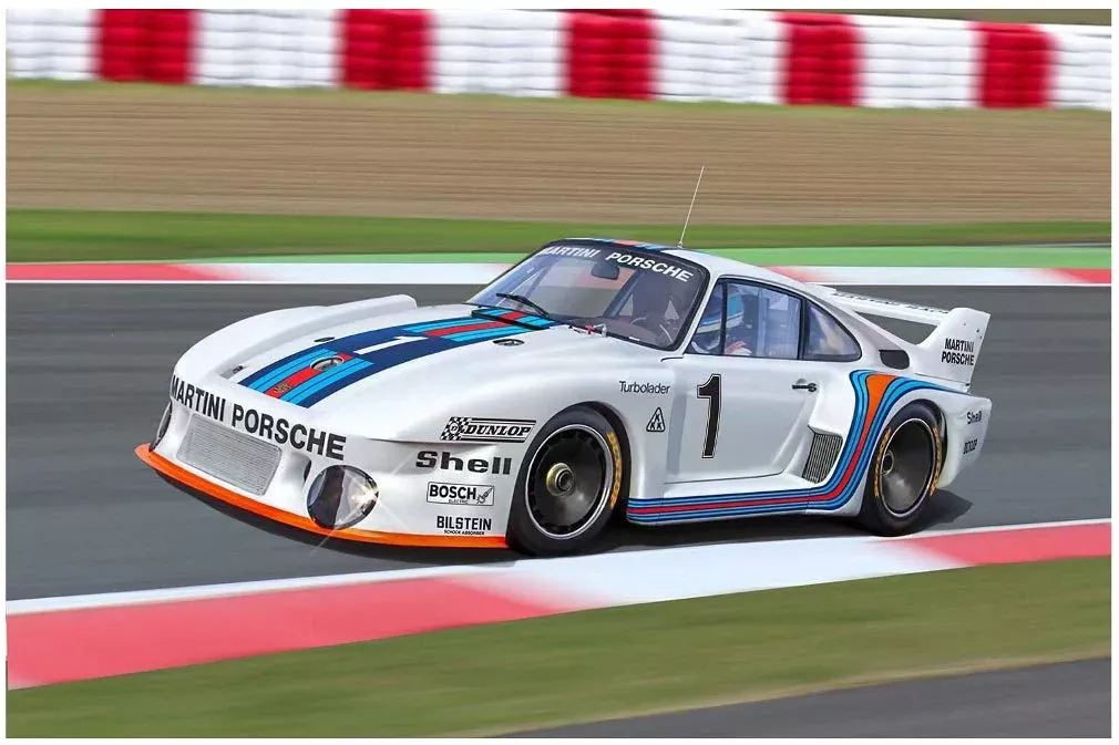 Italeri Porsche 935 Baby Model Kit 1:24 Scale Multi-color