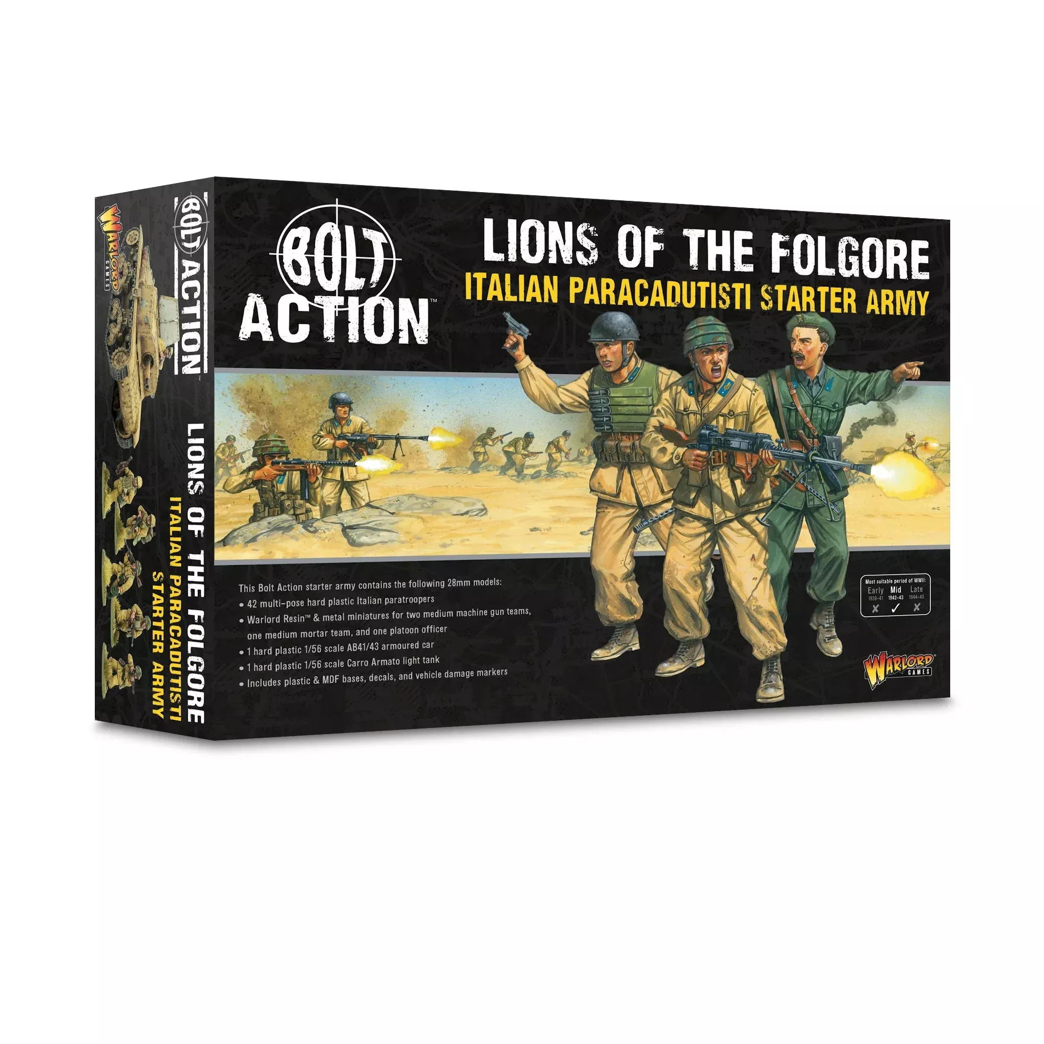 Italy: Lions of the Folgore - Italian Paracadutisti Starter Army