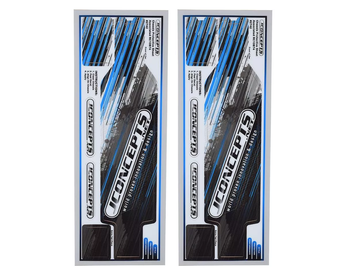 J Concepts 2742 B74 Chassis Protector 2 Sheets