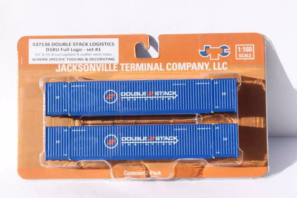Jacksonville Terminal N Scale 53' Container