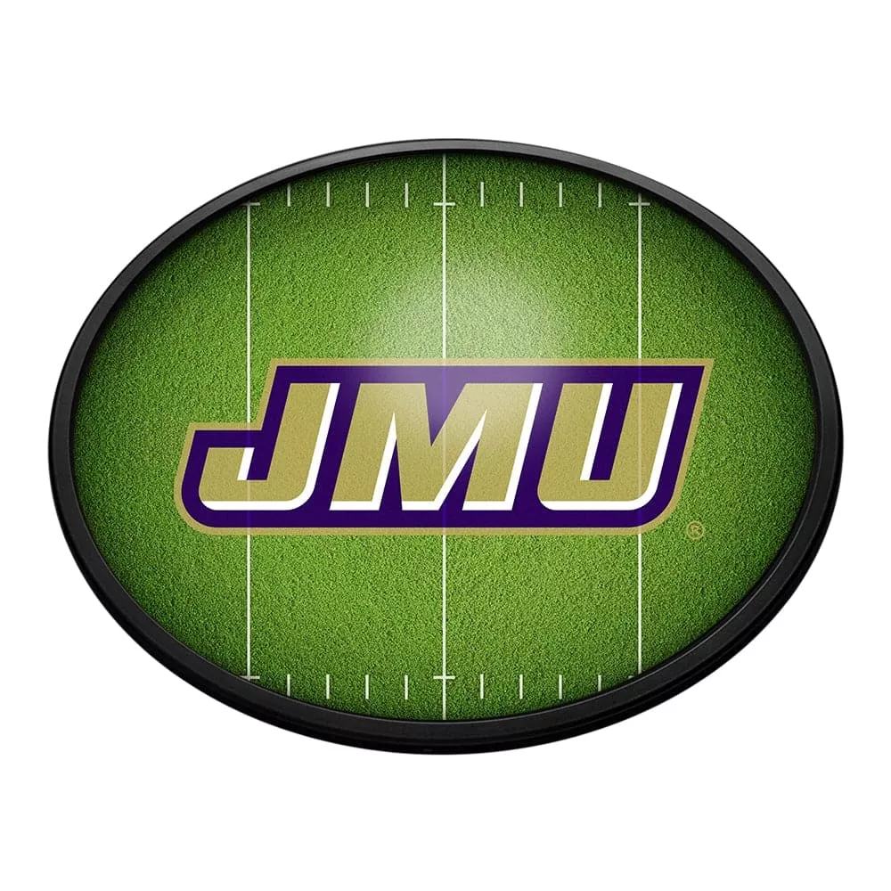 James Madison Dukes: Dukes: On the 50 - Oval Slimline Lighted Wall Sign