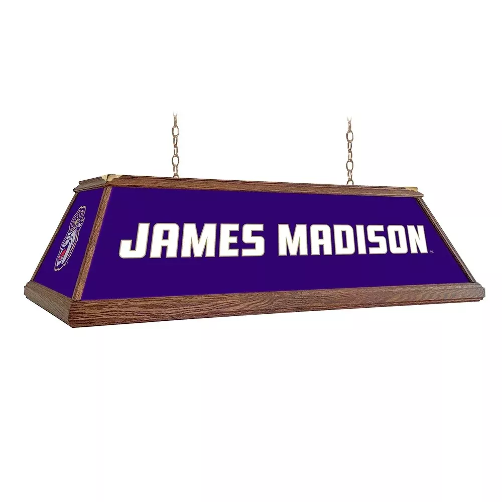 James Madison Dukes: Premium Wood Pool Table Light