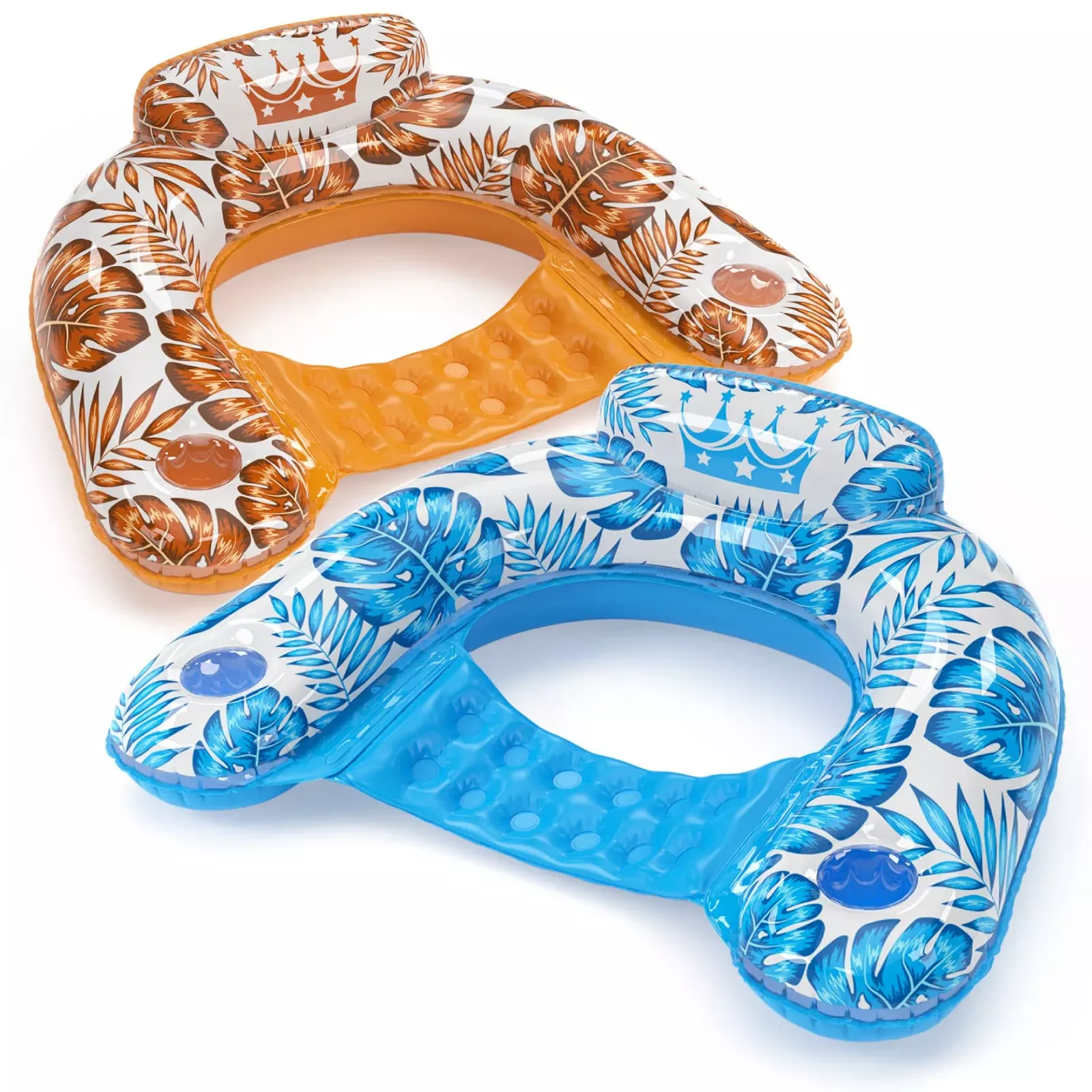 Jasonwell Inflatable Pool Float Chair - X-Large, Multicolor, 2 Pack