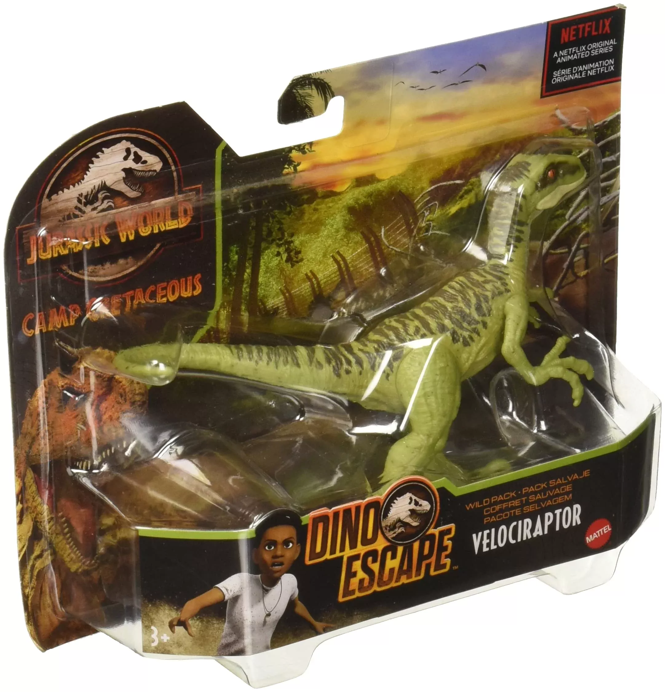 Jurassic World Wild Pack Dinosaurs Set - Green - Ages 3+