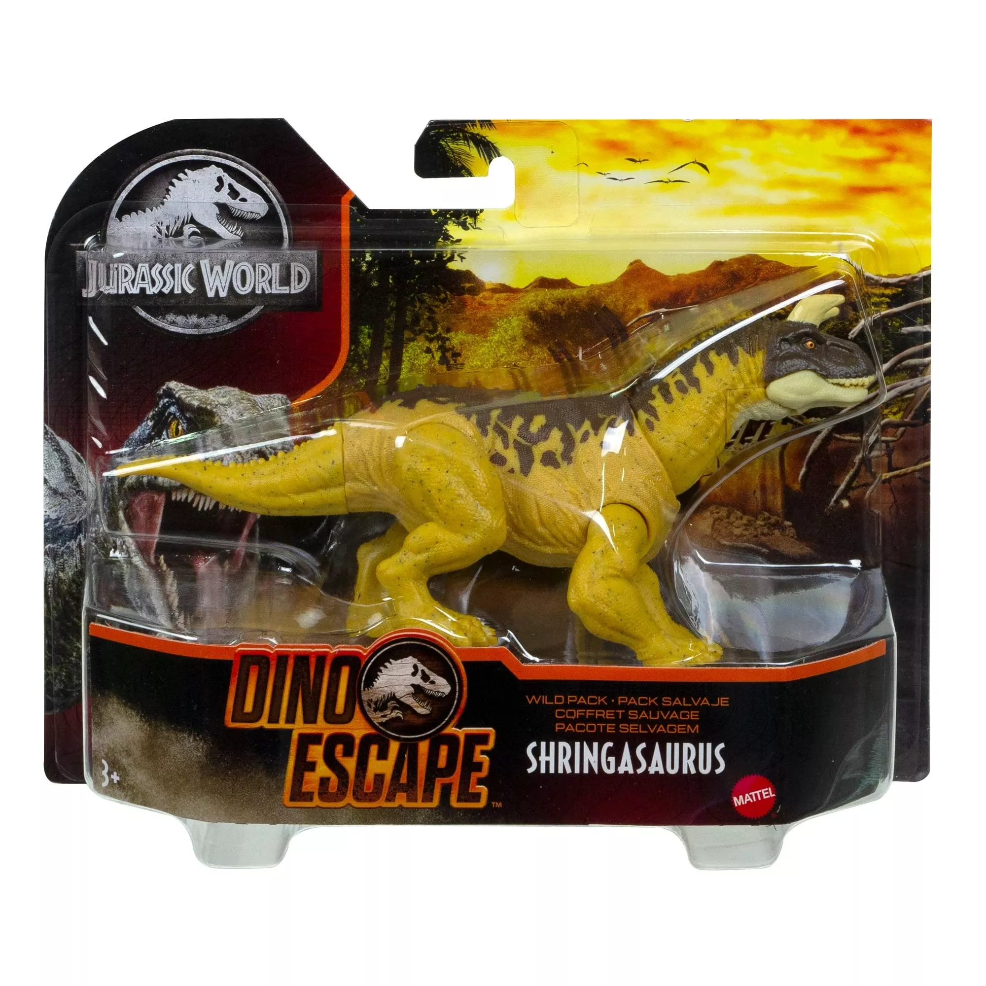 Jurassic World Wild Pack Shringasaurus Dinosaur 7" Green