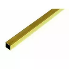 K&S Engineering 8150 3/32"x12" Square Brass Tube with .014 Wall (2 Pack)