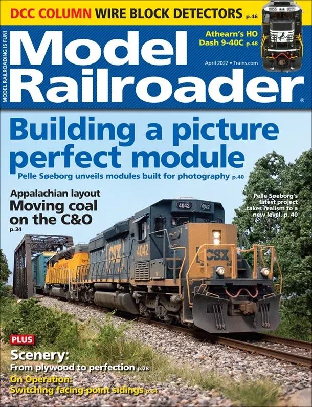 Kalmbach Model Railroader Magazine April 2022