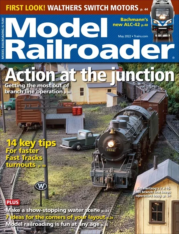 Kalmbach Model Railroader Magazine May 2022
