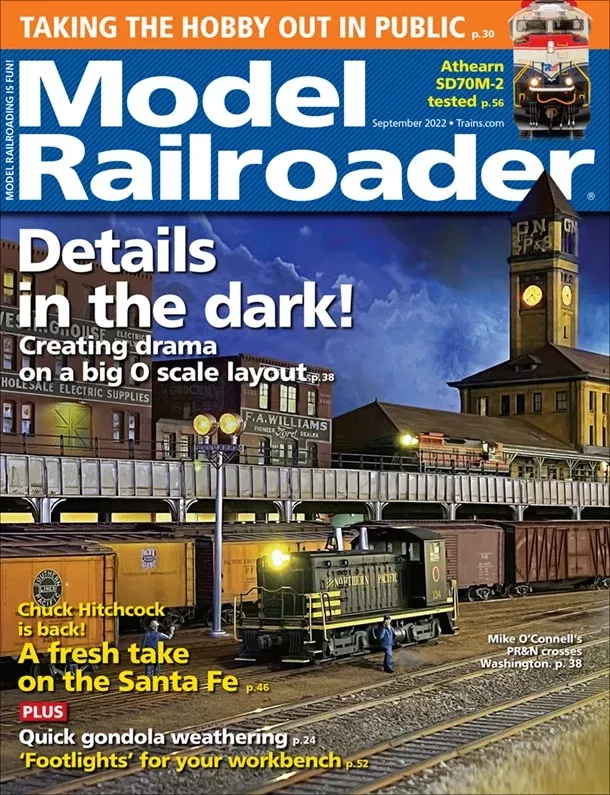 Kalmbach Model Railroader Magazine September 2022
