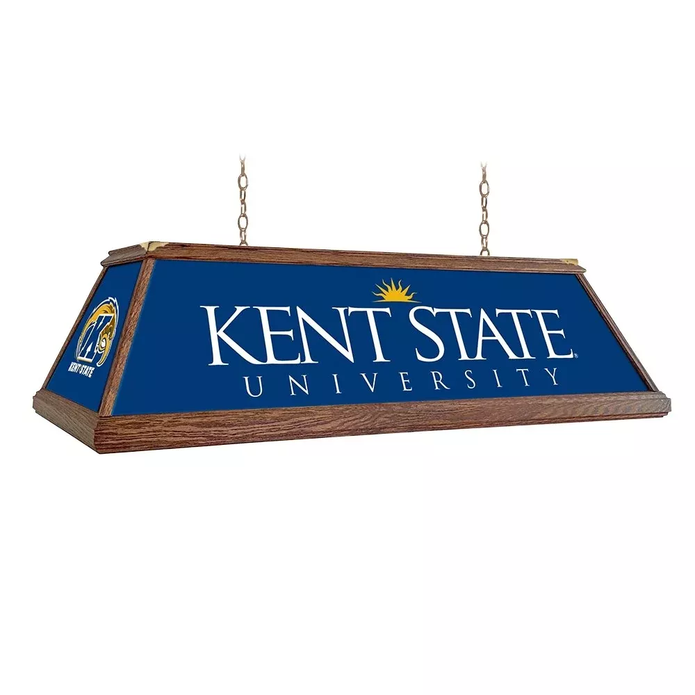 Kent State Golden Flashes: Premium Wood Pool Table Light