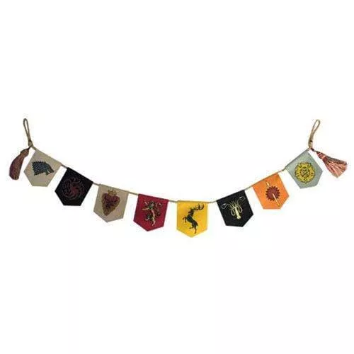 Kurt Adler - Game of Thrones Sigil Banner 32-Inch Garland