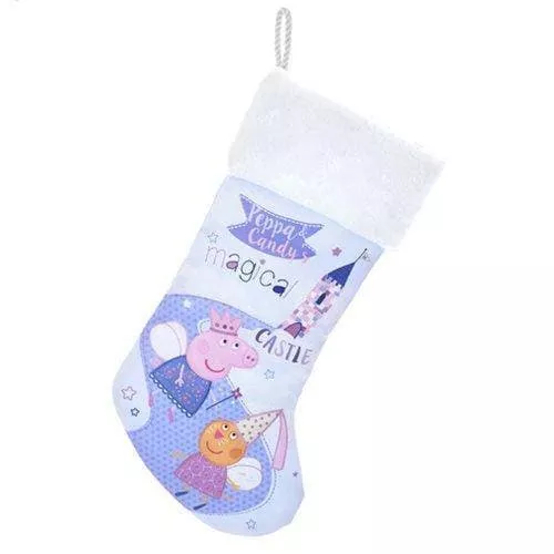 Kurt Adler - Peppa Pig and Candy with Magic Castle 19-Inch Stocking
