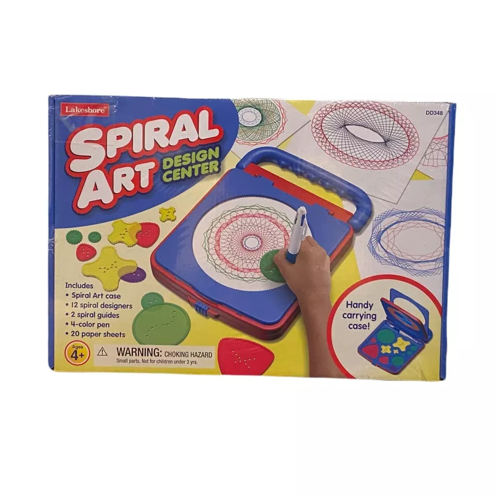 Lakeshore Spiral Design Center for Kids - 14 Tools, 12" Carrying Case