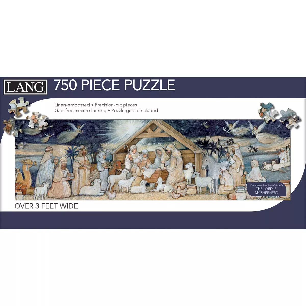 Lang Nativity Set 750-Piece Panoramic Puzzle Multicolor