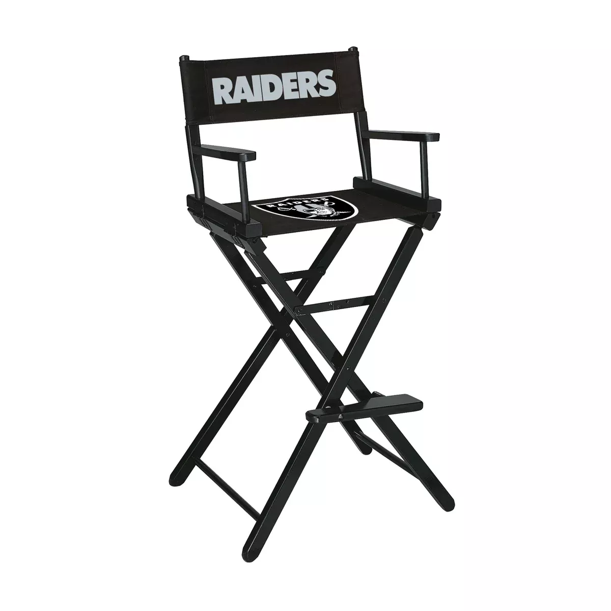 Las Vegas Raiders Bar Height Directors Chair